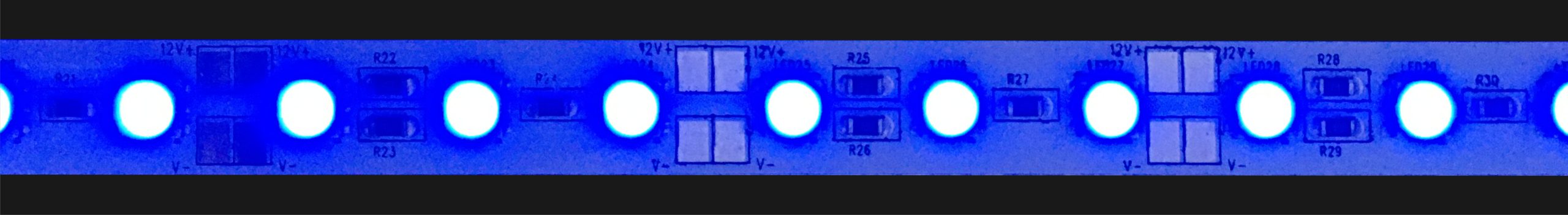 No,13 | Tecoライト60 青色 | 波長：465nm　消費電力：4.8W | 416㎜：30球で計測