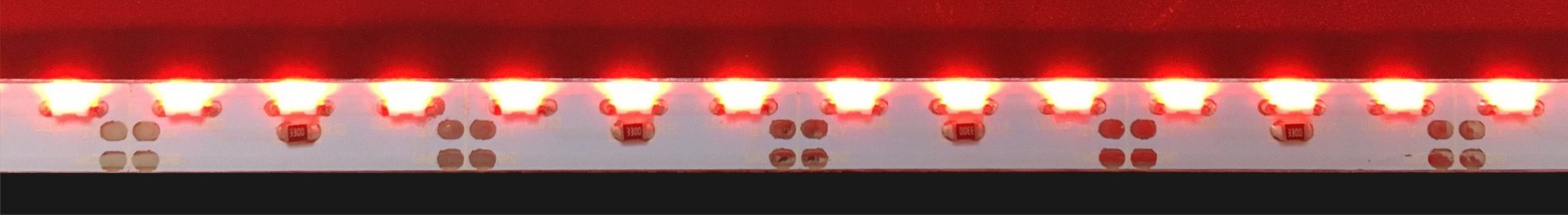 No,5 | Tecoサイド ハード基板 赤色 | 波長625nm　消費電力：4.08W | 500㎜：60球で計測